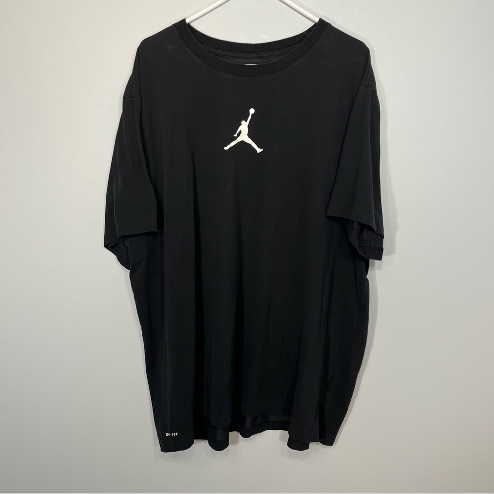 Jordan Shirt Adult 4XL Black White Jumpman DriFit Athletic Outdoors Casual Mens